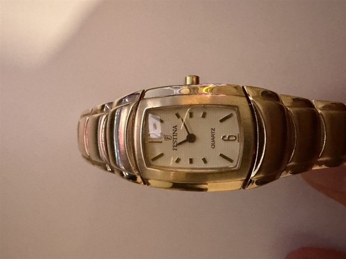 Festina 6669 gold - gold, plated