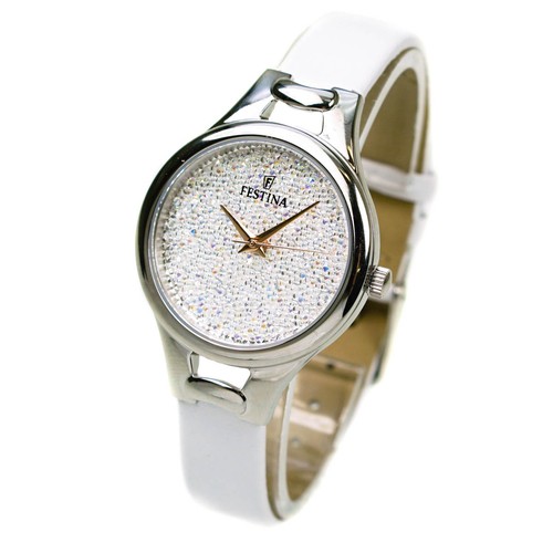 Festina swarovski white ladies - white,