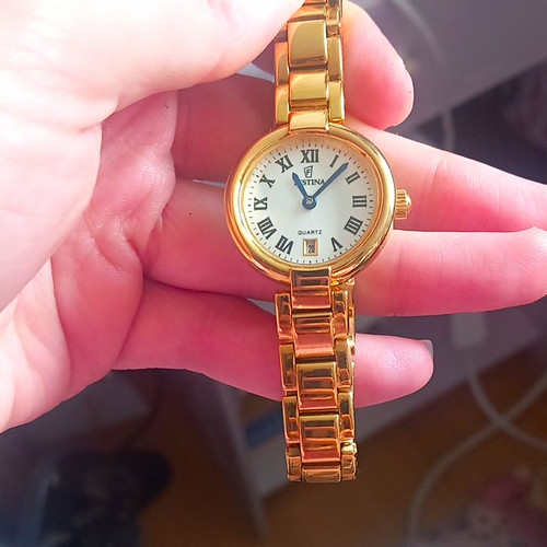 Festina quartz gold tone - festina,
