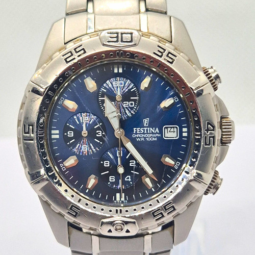Festina f330 chronograph - chronograph, blue