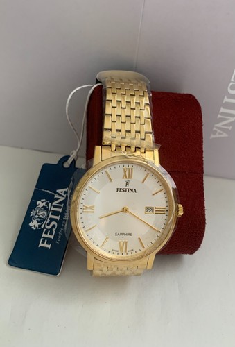 Festina f20020 1new gold tone - ,