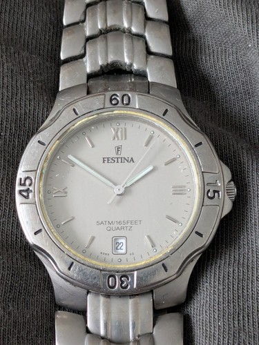 Festina titanium quartz - titanium, watch.